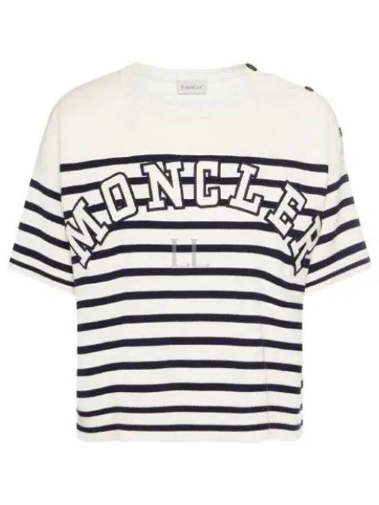 24 9C00006 M1367 P07 Logo Tee - MONCLER - BALAAN 1