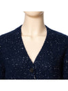 Mohair Cardigan Midnight Blue - FABIANA FILIPPI - BALAAN 5