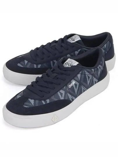 CD Diamond Logo Low-Top Sneakers Navy - DIOR - BALAAN 2