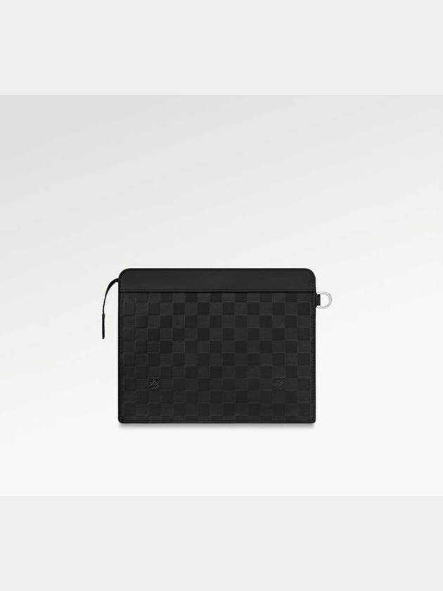 New Pouch Strap Clutch Bag Black - LOUIS VUITTON - BALAAN 7