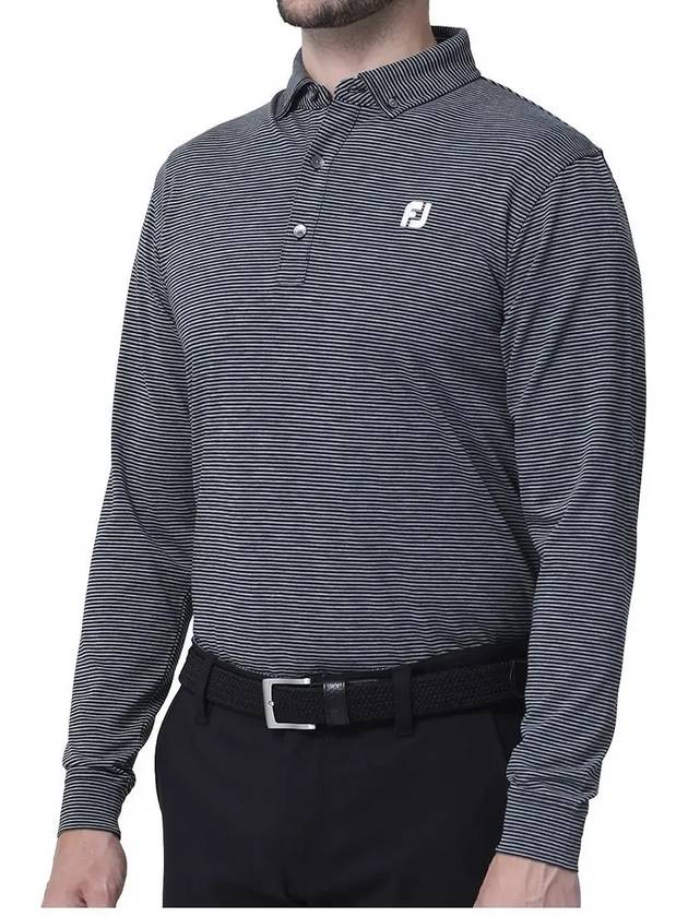 Golf Wear Men s Long Sleeve T Shirt Striped - FOOTJOY - BALAAN 3