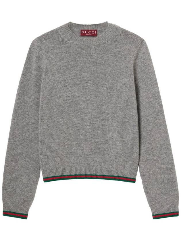 Gucci Sweaters Grey - GUCCI - BALAAN 1