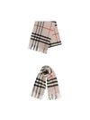 8015533 A5129 Check Cashmere Fringe Muffler - BURBERRY - BALAAN 5