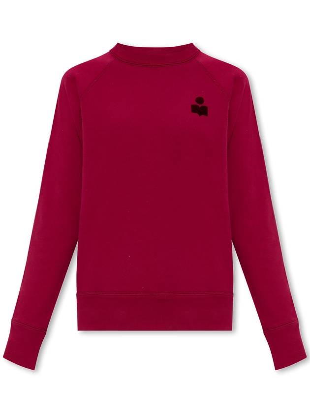 Milla Logo Cotton Sweatshirt Light Red - ISABEL MARANT - BALAAN 2