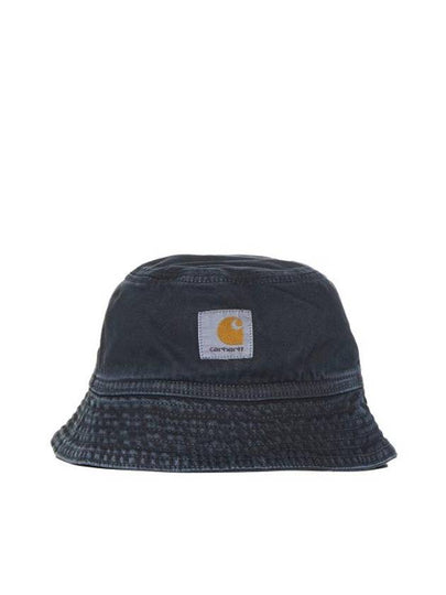 Garrison Logo Patch Bucket Hat Black - CARHARTT WIP - BALAAN 2