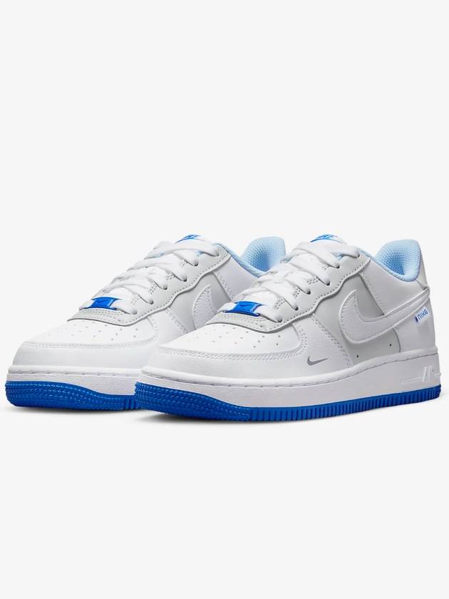 Air Force 1 LV8 Low Top Sneakers Blue White - NIKE - BALAAN 2