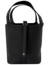 Picotin Lock 22 Palladium Tote Bag Noir - HERMES - BALAAN 2