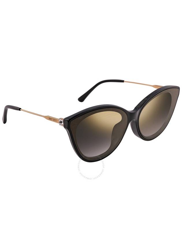 Jimmy Choo Grey Gold Mirror Cat Eye Ladies Sunglasses VIC/F/SK 0807/FQ 64 - JIMMY CHOO - BALAAN 3