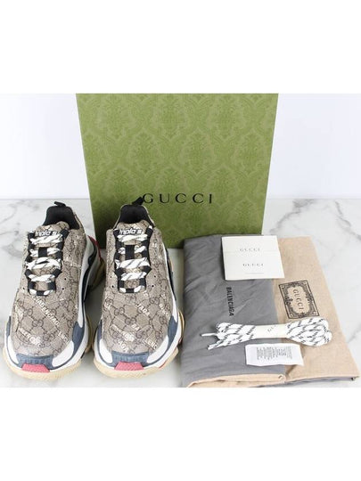 Gucci Hacker Ebony Triple S Sneakers 36 230 - BALENCIAGA - BALAAN 2