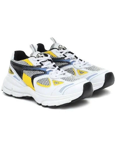 Marathon Runner Low Top Sneakers White Yellow - AXEL ARIGATO - BALAAN 2