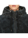 Logo Reversible Fake Fur Hooded Jacket Green - MOOSE KNUCKLES - BALAAN 10