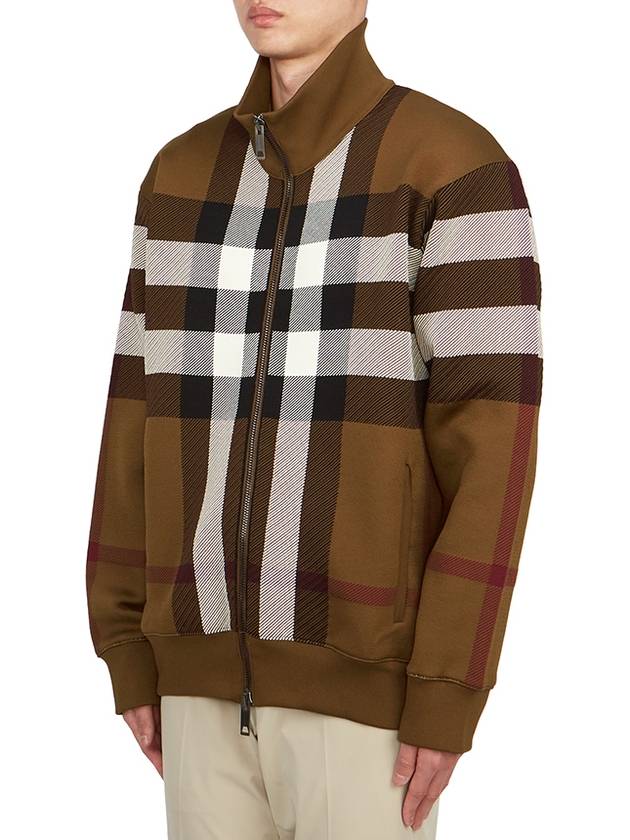 Check Bomber Jacket Brown - BURBERRY - BALAAN 4