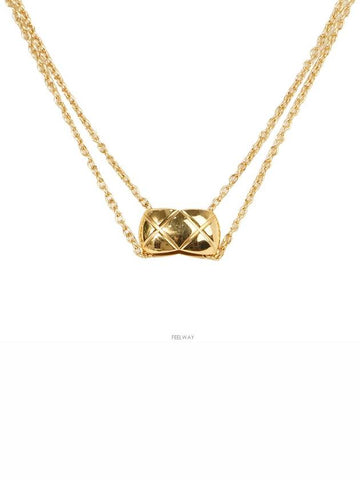 Coco Crush Necklace Yellow Gold 74102 - CHANEL - BALAAN 1