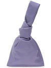 Mini Twist Tote Bag Purple - BOTTEGA VENETA - BALAAN.