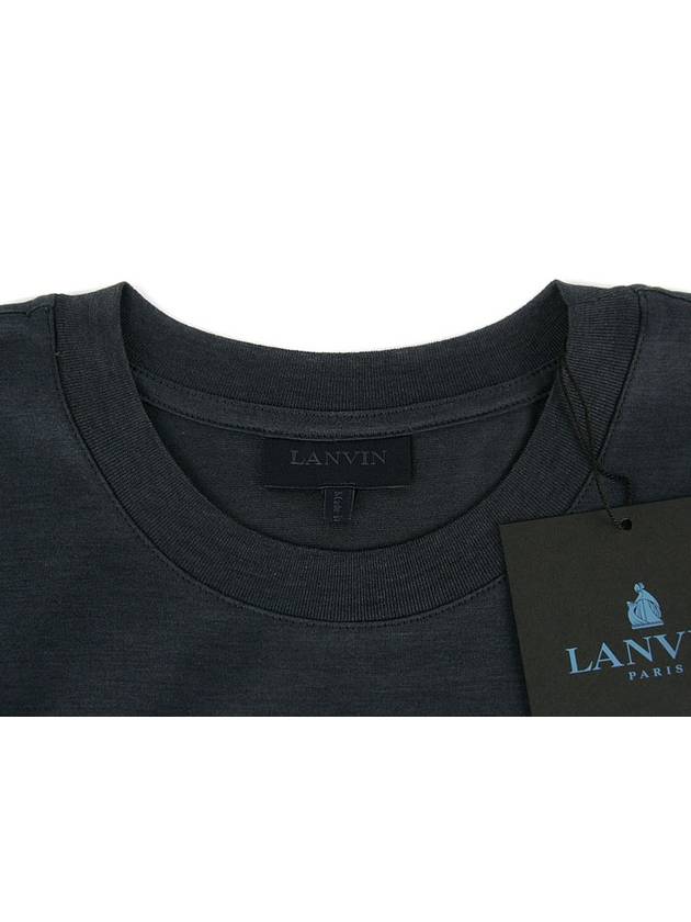 M20TS7A017 17 Connection Printing Black TShirt - LANVIN - BALAAN 4