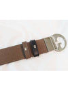 GG Reversible Leather Belt Black Brown - GUCCI - BALAAN 4