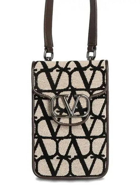 Toile Iconographe V Logo Cross Bag Beige - VALENTINO - BALAAN 2