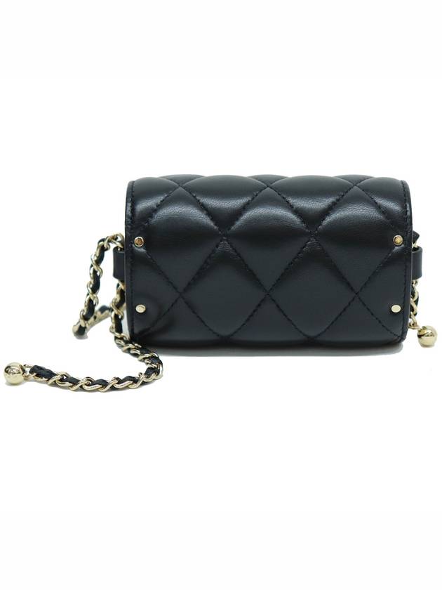 Used 3 times Really hard to find product Card holder Jewel chain bag AP2285 Cross - CHANEL - BALAAN 5