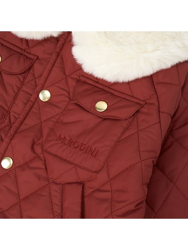 Kids quilted padded coat 2471012416 BROWN - MINI RODINI - BALAAN 5