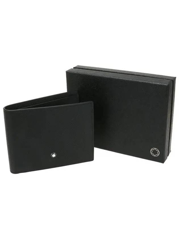 Sartorial Logo 6cc Saffiano Wallet Black - MONTBLANC - BALAAN 10