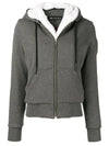 Classic Bunny Fur Zip-up Hoodie Grey - MOOSE KNUCKLES - BALAAN 1