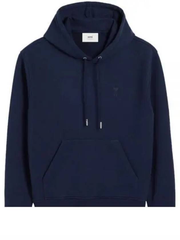 De Coeur Logo Hoodie Navy - AMI - BALAAN 2