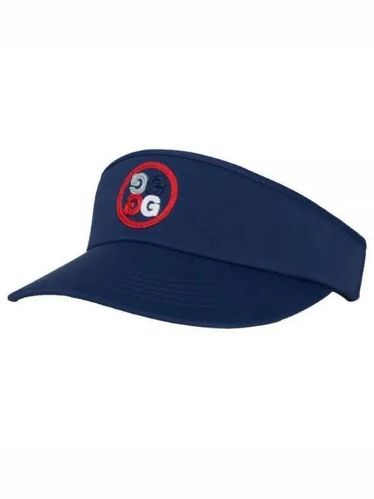 Circle GS Logo Stretch Twill Visor Navy - G/FORE - BALAAN 1