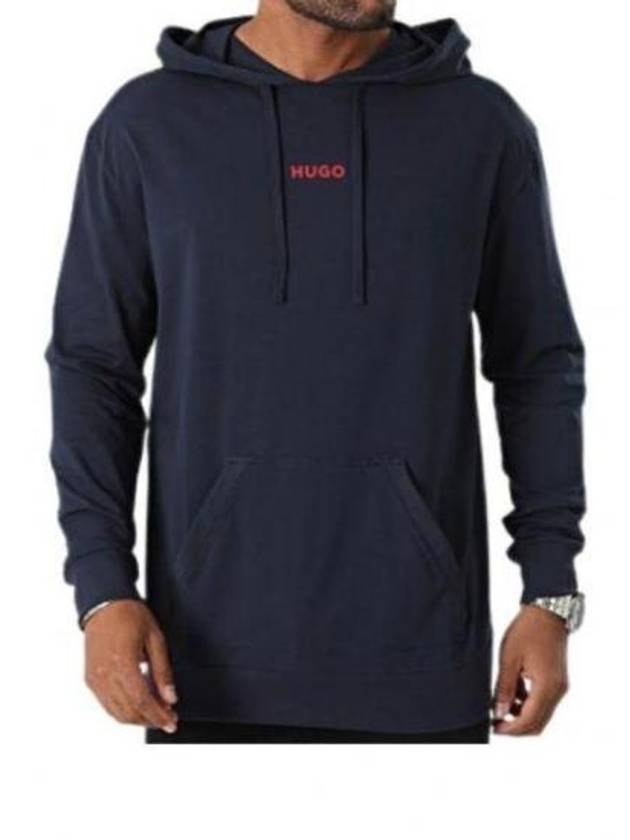 Green Linked Hoodie 50518693 405 Logo Print - HUGO BOSS - BALAAN 2