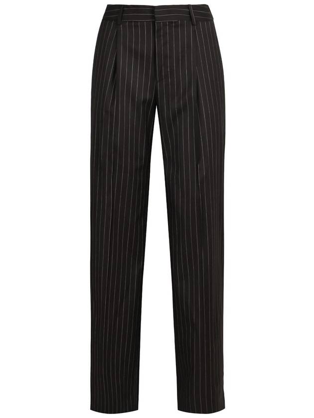 Pt01 Pinstriped Wool Trousers - PT01 - BALAAN 1