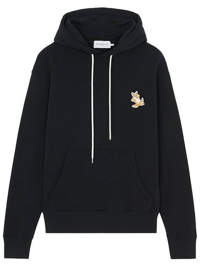 Chillax Fox Patch Classic Hoodie Black - MAISON KITSUNE - BALAAN 2