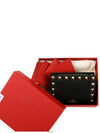 Small Size Rockstud Half Wallet Black - VALENTINO - BALAAN 9