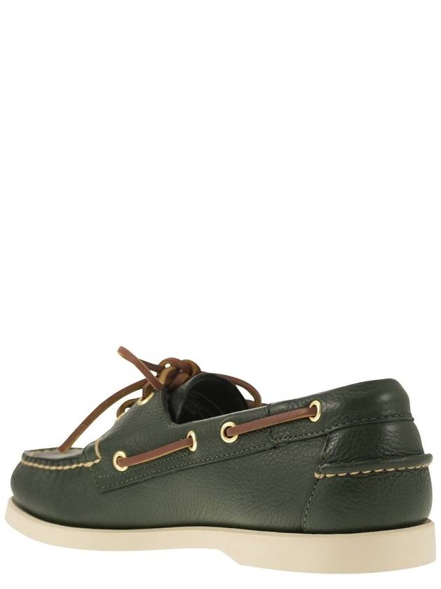 PORTLAND - Moccasin with grained leather - SEBAGO - BALAAN 3