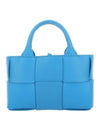 Candy Acro Intrecciato Tote Bag Blue - BOTTEGA VENETA - BALAAN 1