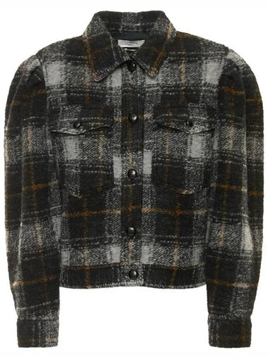 LEIKO check shirt jacket MA1204 22A012E 02AN - ISABEL MARANT - BALAAN 1