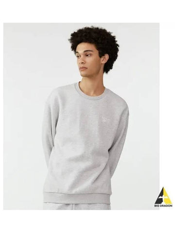 Vector Essentials Brushed Sweatshirt Gray - REEBOK - BALAAN 1