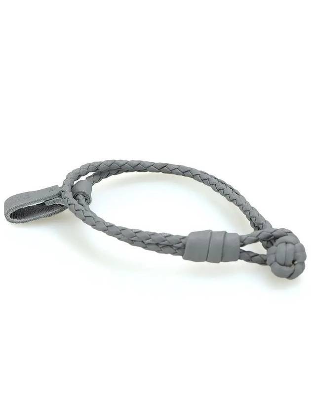 Intrecciato Nappa Double Line Bracelet Concrete - BOTTEGA VENETA - BALAAN 1