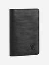 Pocket Organizer Epi Bi Fold Card Wallet Noir - LOUIS VUITTON - BALAAN 2