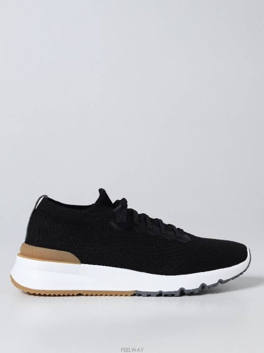 Knit Running Sneakers Black - BRUNELLO CUCINELLI - BALAAN 2