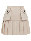 Golf Wear Big Pocket Trench Skirt Beige - J JANE - BALAAN 2