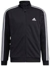 3S Regular Fit Double Knit Track Top Black White KR Size IA9378 - ADIDAS - BALAAN 1