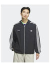 adidas x YESEYESEE Reversible Jacket Black Light Gray JN5816 - ADIDAS - BALAAN 1