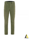 Men's Abisko Trail Stretch Straight Pants Laurel Green - FJALL RAVEN - BALAAN 2