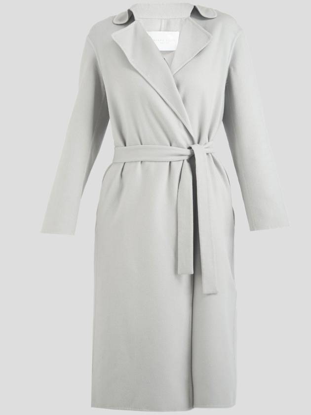 Wool silk belted gray robe coat IT38 IT40 Fabiana cover included - FABIANA FILIPPI - BALAAN 2