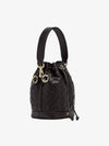 Mon Tresor FF Motif Leather Mini Bag Black - FENDI - BALAAN 3