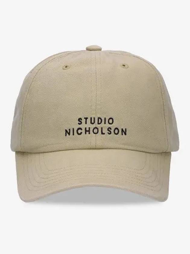 Logo ball cap sand CAPSNM1168SAND - STUDIO NICHOLSON - BALAAN 1