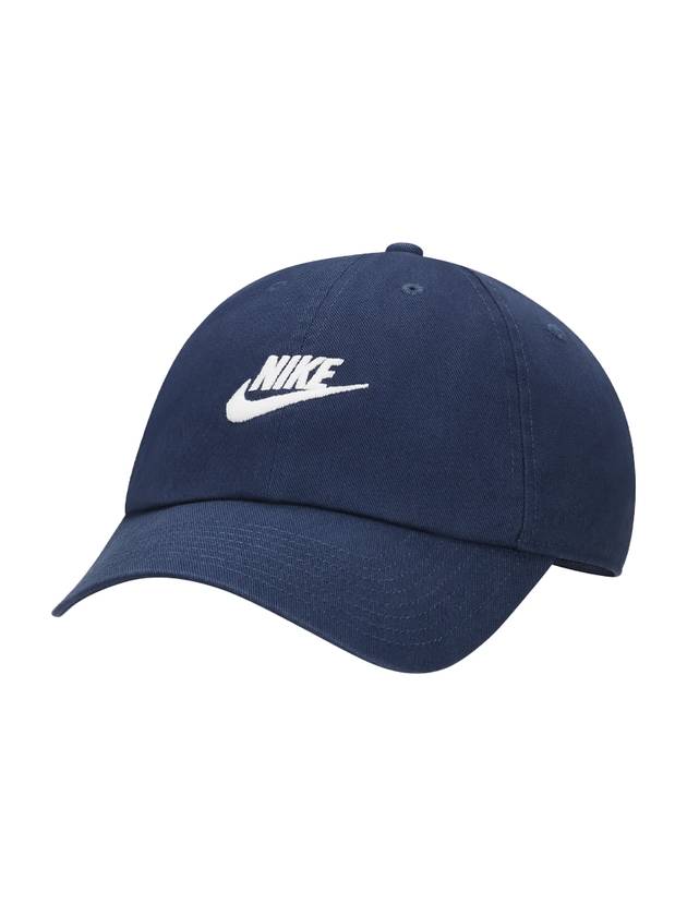 Sportswear Heritage 86 Futura Washed Ball Cap Midnight Navy - NIKE - BALAAN 1