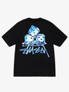 Melted t shirt black men - STUSSY - BALAAN 1