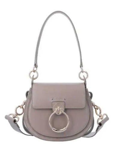 Small Tess shoulder bag Morty gray - CHLOE - BALAAN 1