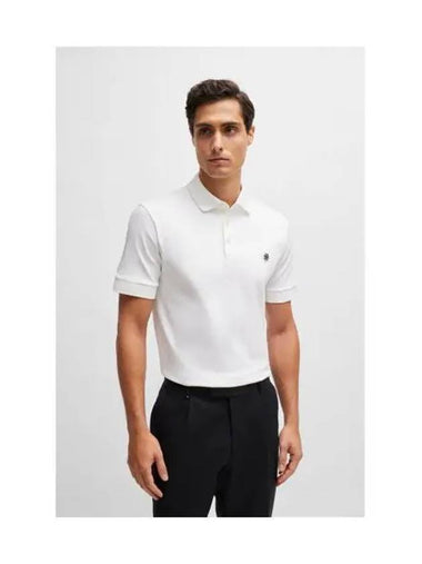 Double logo polo shirt regular fit 50520297 100 - BOSS - BALAAN 1