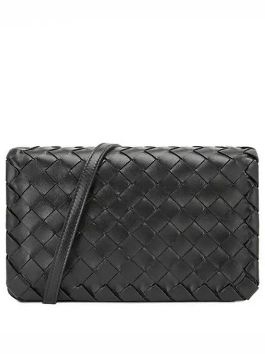 Intrecciato Cross Bag Black - BOTTEGA VENETA - BALAAN 2